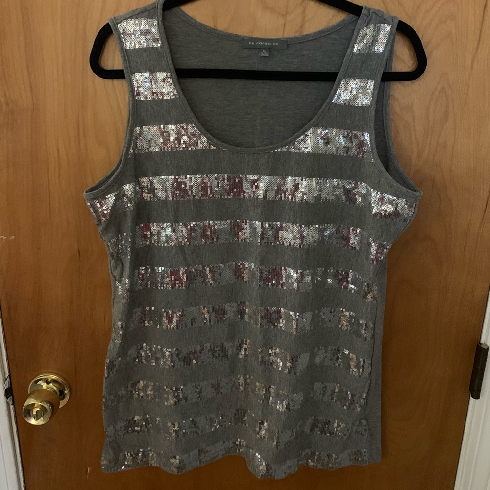 Sequin tank top